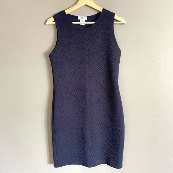 Barneys New York Womens Blue Knit Mini Dress Size 2 - Picture 1 of 5